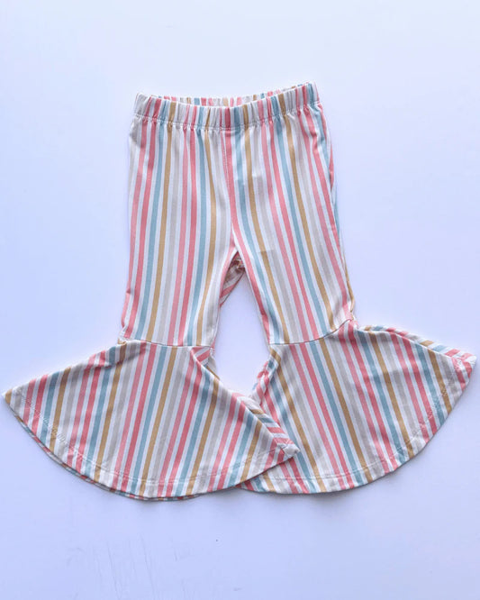 Keely Bell Bottoms-Stripes