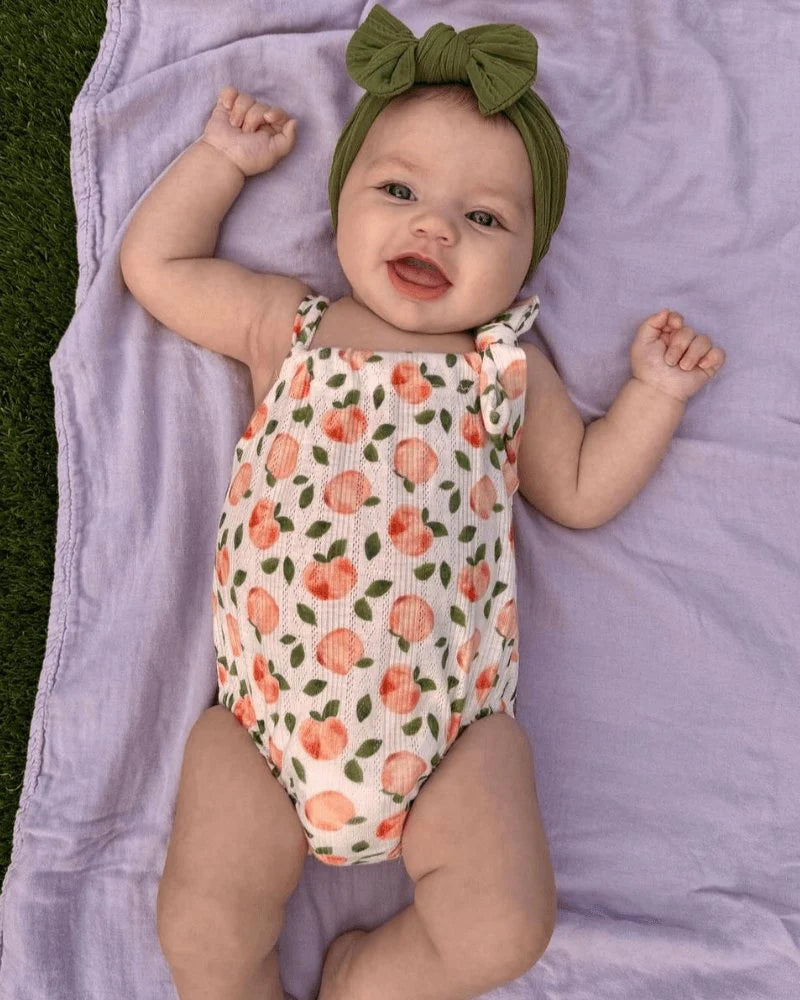 Kimora Romper-Just Peachy