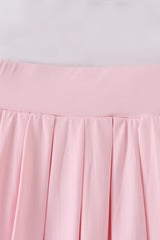 Pink Pleats Active Skort