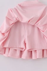 Pink Pleats Active Skort