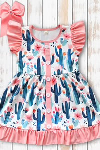 Cactus Printed Dress