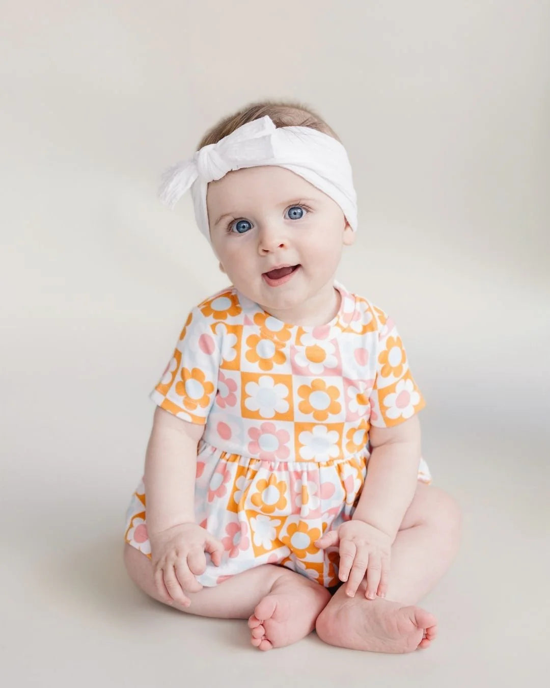 Cotton Peplum set- Checks and Flowers