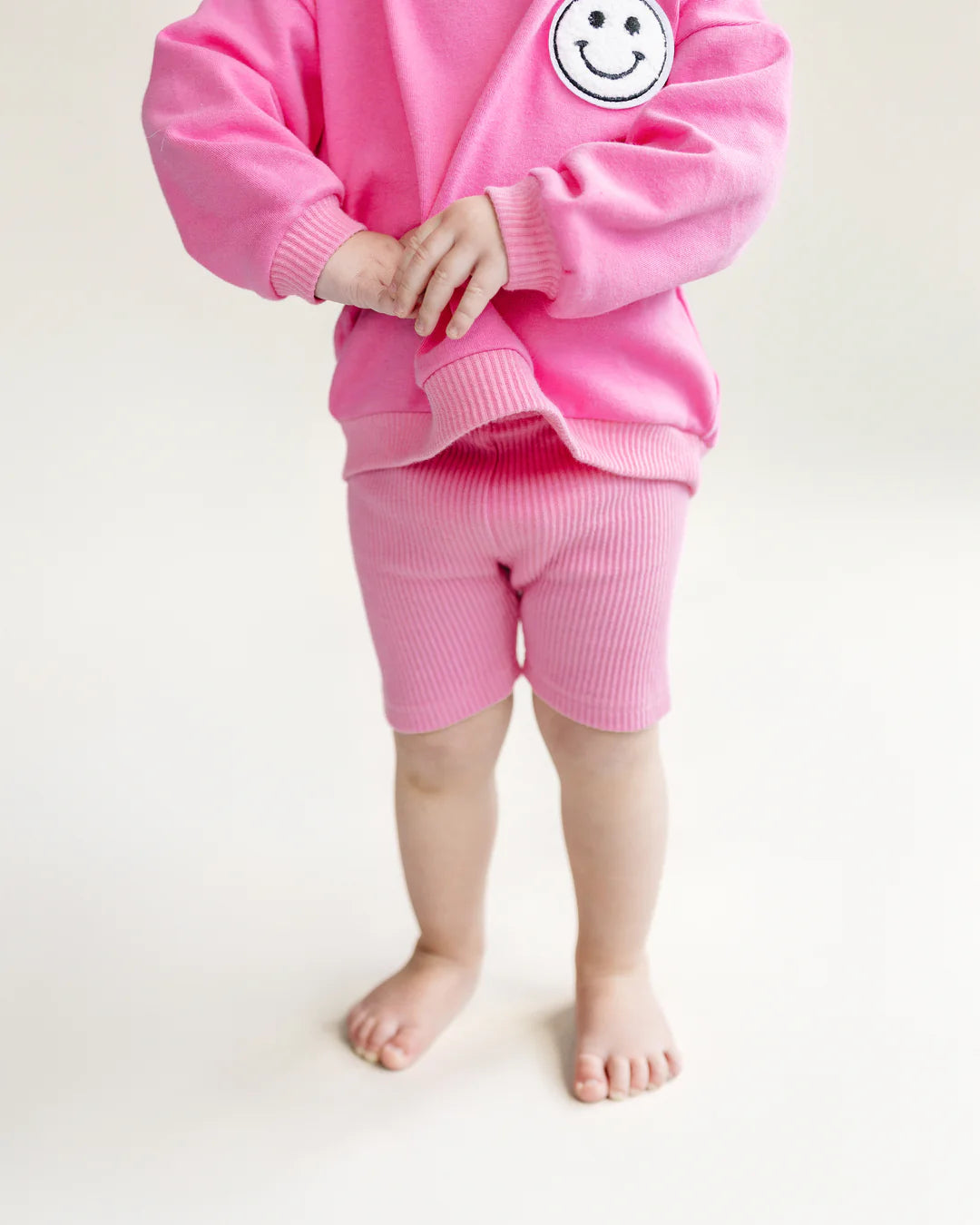 Biker Short Set-Pink