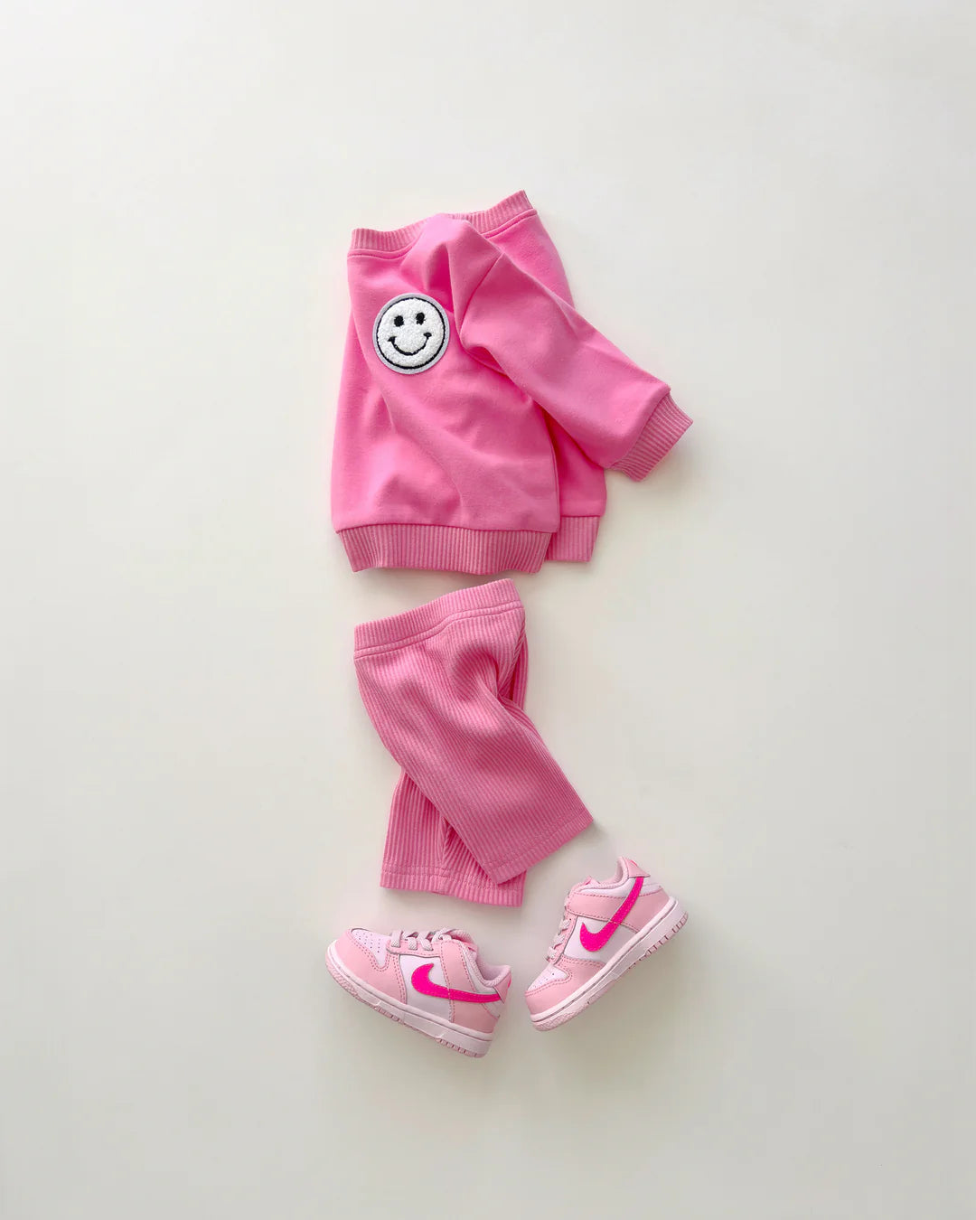 Biker Short Set-Pink