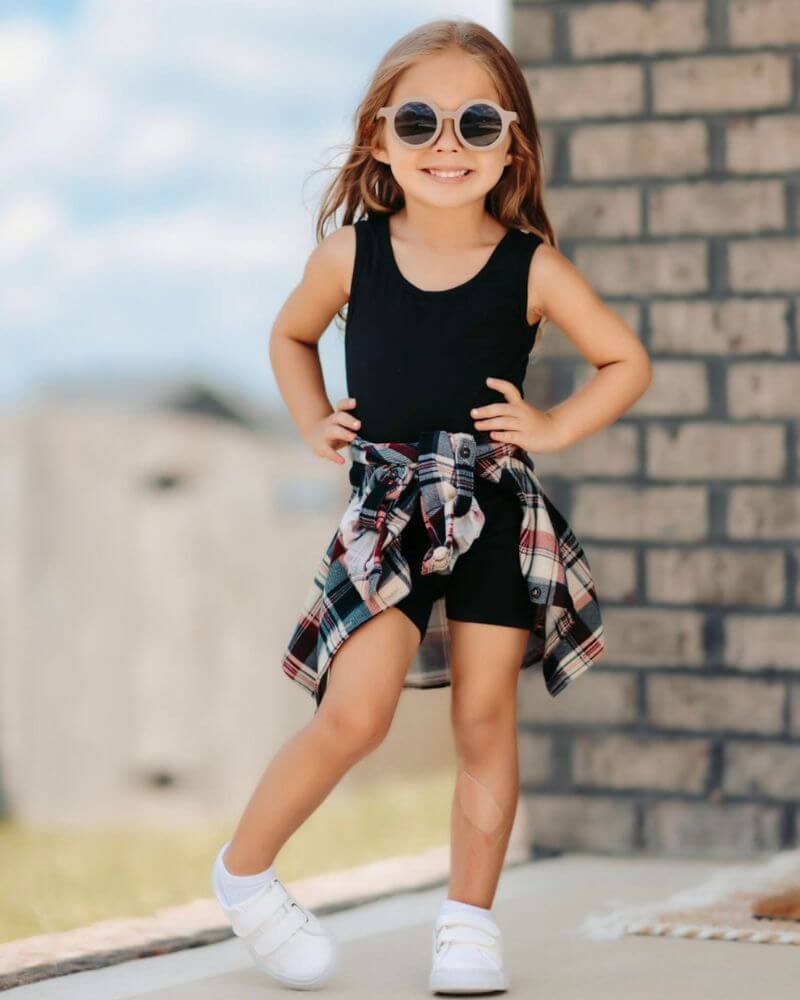 Gigi Bikeshort Romper-Black