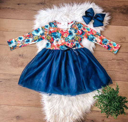 Bright Bloom Tulle Dress