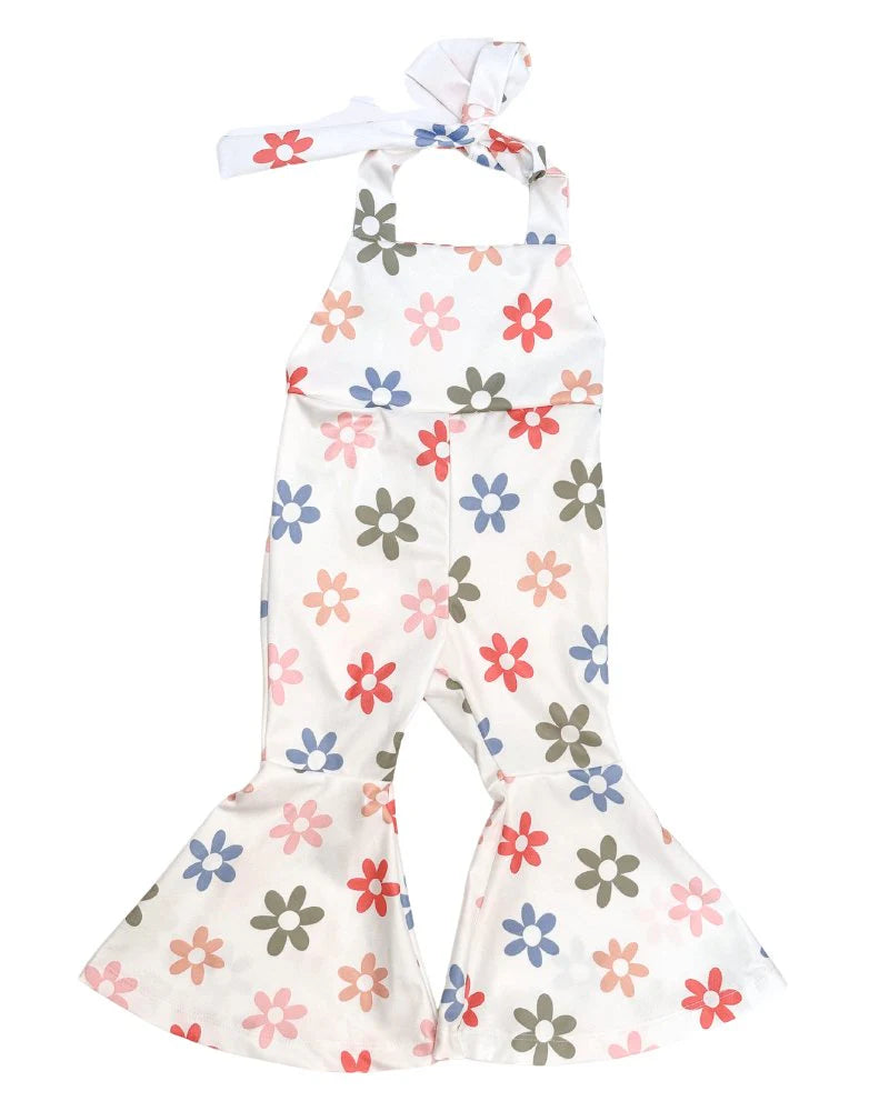 Summer Blooms Bell Bottom Jumpsuit