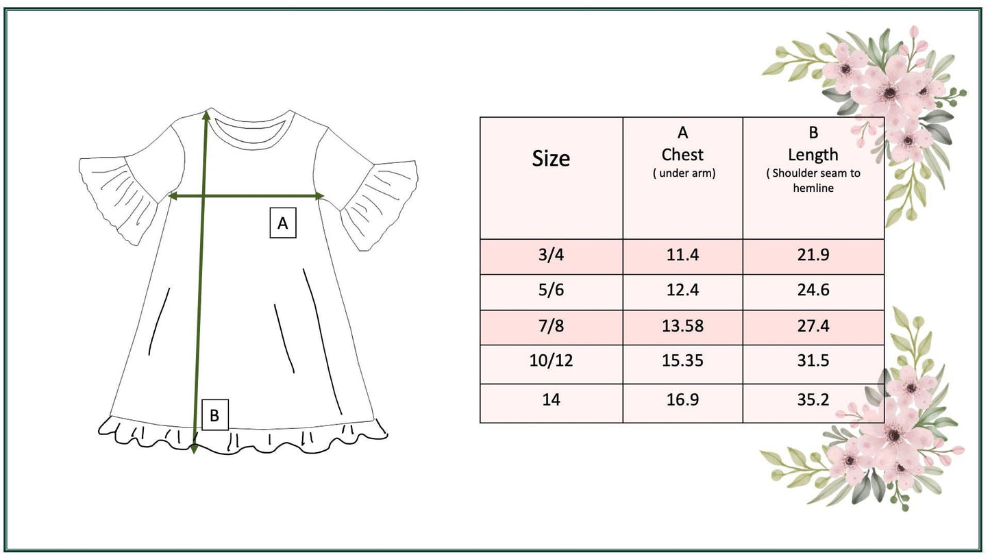 Girls Claire Beige Fall Leaf & Polka Dot Twirl Dress