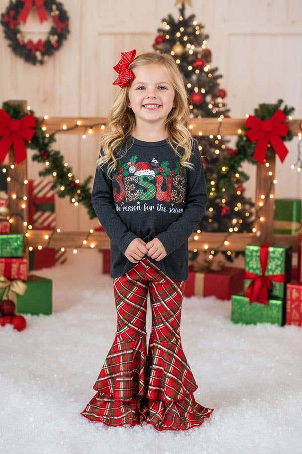 "JESUS, the resaon for the season" top pant set