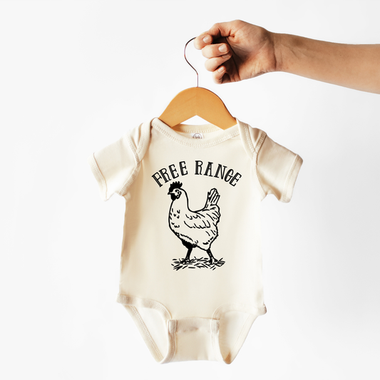 Free Range Chicken | 100% Cotton Baby Tee