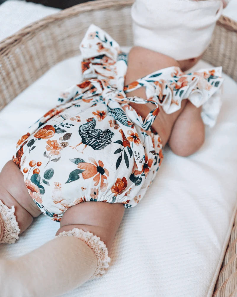 Shiloh Romper-Chickens