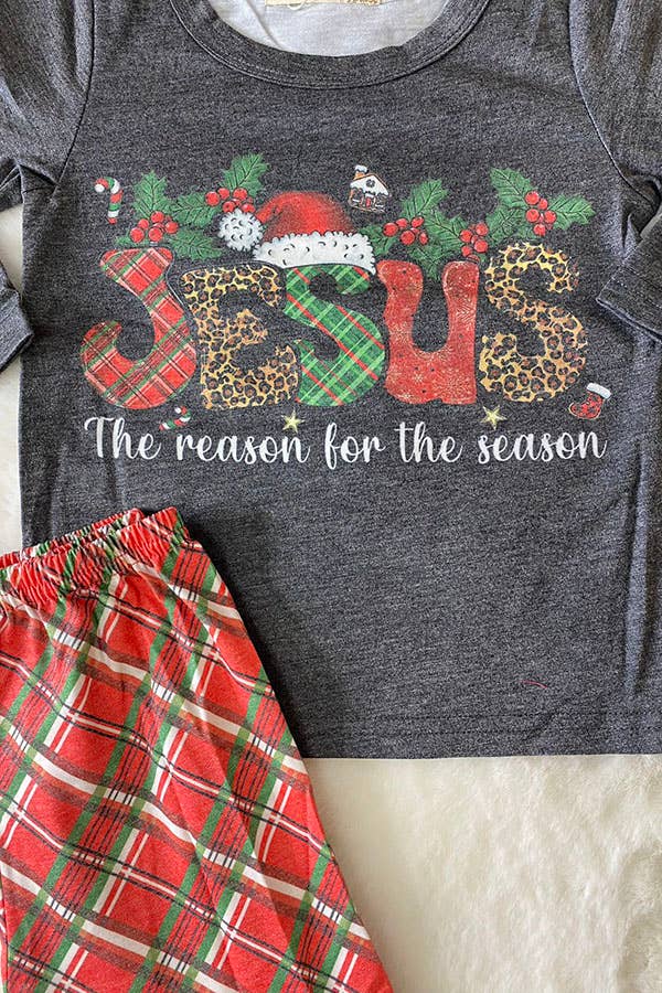 "JESUS, the resaon for the season" top pant set